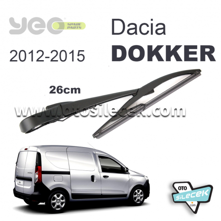Dacia Dokker Arka Silecek Kolu Set 2012-2015