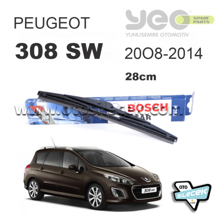 Peugeot 308 SW Bosch Rear Arka Silecek