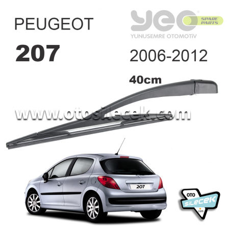 Peugeot 207 Arka Silecek Kolu Set 2006-2012