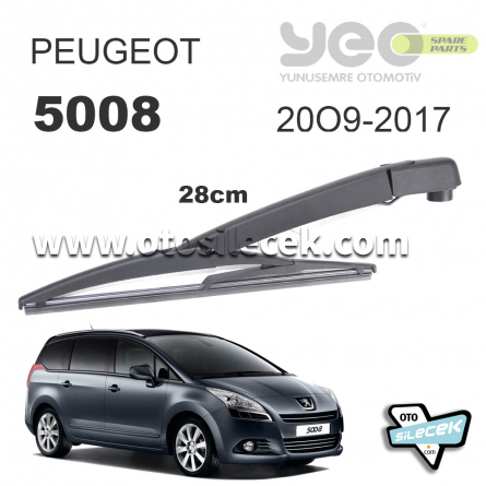 Peugeot 5008 Arka Silecek Kolu ve Süpürgesi 2009-..