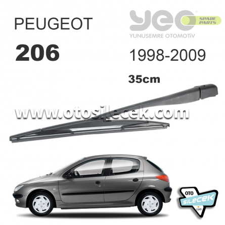 Peugeot 206 Arka Silecek Kolu 1998-2009