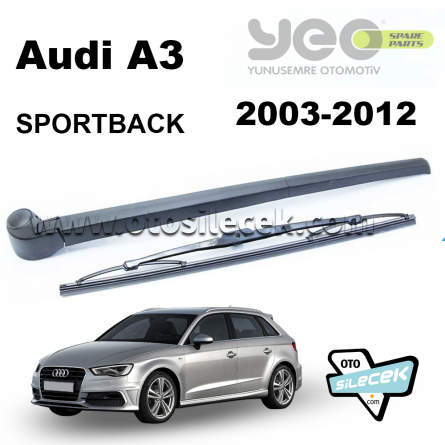 Audi A3 Sportback Arka Silecek ve Kolu 2004-2013