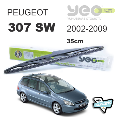 Peugeot 307 SW 2002-2009 Arka Silecek 35cm 