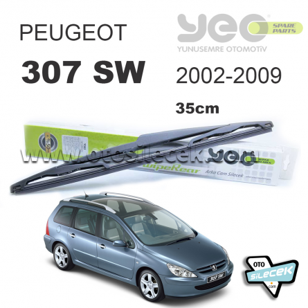 Peugeot 307 SW 2002-2009 Arka Silecek 35cm 