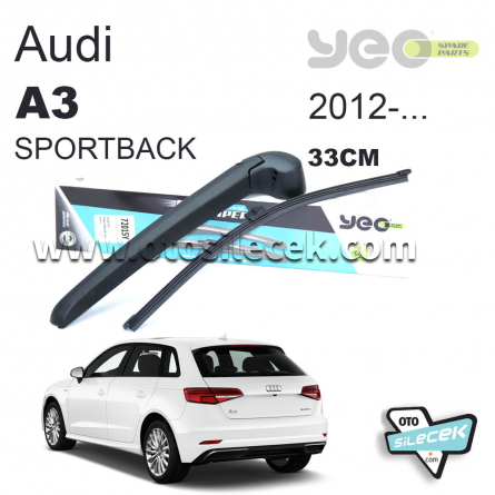 Audi A3 Sportback Arka Silecek ve Kolu 2012-..