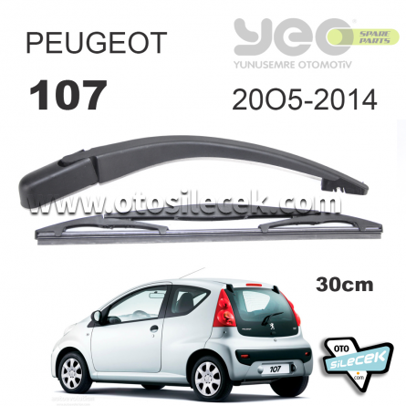 Peugeot 107 Arka Silecek Kolu Set 2005-2014