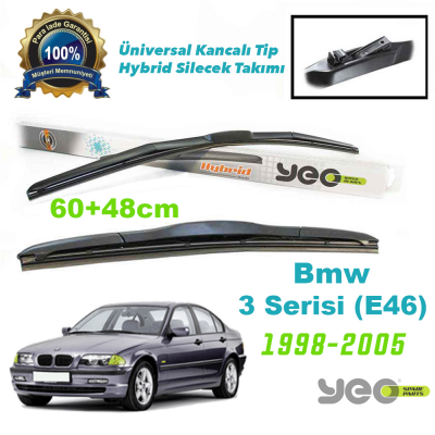 BMW 3 Serisi (E46) 2000-2006 Hybrid Silecek Takımı YEO 