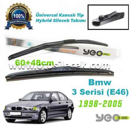 BMW 3 Serisi (E46) 2000-2006 Hybrid Silecek Takımı YEO 