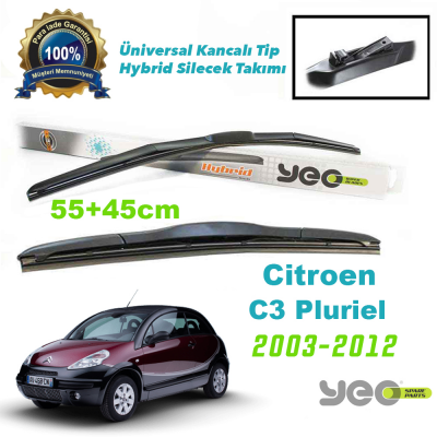 Citroen C3 Pluriel Hybrid Silecek Takımı YEO 2003-2012