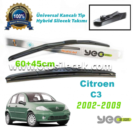 Citroen C3 Hybrid Silecek Takımı YEO 2002-2009