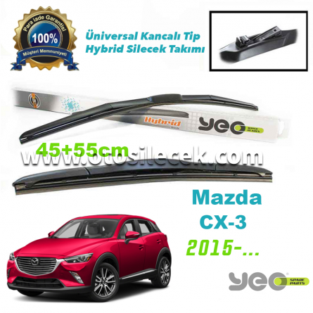 Mazda CX-3 Hybrid Silecek Takımı YEO 2015-..