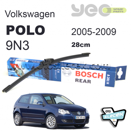 VW Polo (9N3) Bosch Arka Silecek süpürgesi 2005-2009