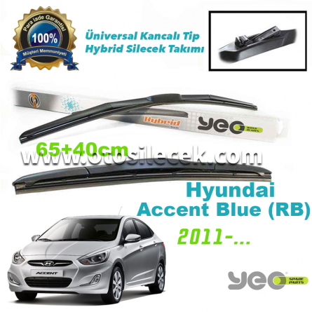 Hyundai Accent Blue Hybrid Silecek Takımı YEO 2011-...