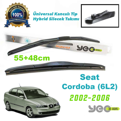 Seat Cordoba (6L2) YEO Hybrid Silecek Takımı 2002-2006