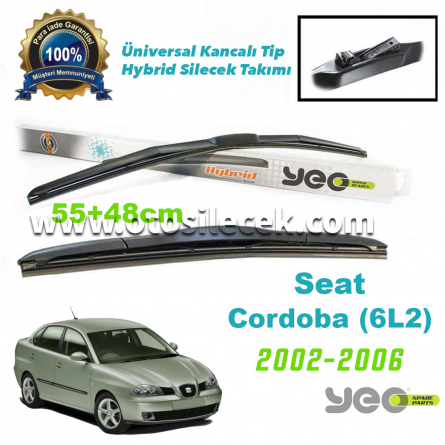 Seat Cordoba (6L2) YEO Hybrid Silecek Takımı 2002-2006