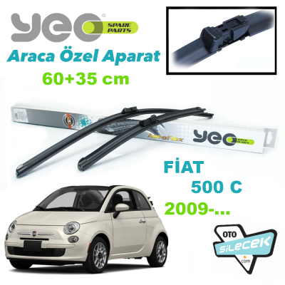 Fiat 500C Silecek Takımı YEO Aeroflex 2009-..