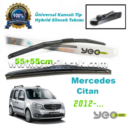 Mercedes Citan YEO Hybrid Silecek Takımı 2012-...>