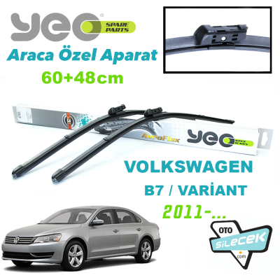 VW Passat B7 / Variant YEO Aeroflex silecek Takımı 2011->