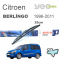 Citroen Berlingo Bosch Rear Arka Silecek 