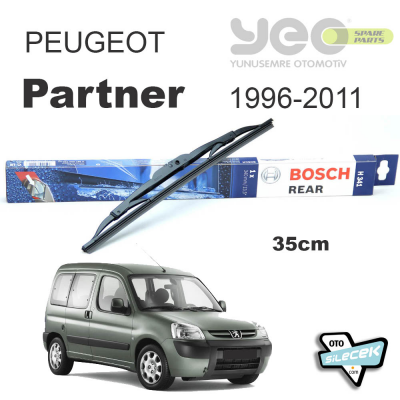 Peugeot Partner Bosch Rear Arka Silecek 1996-2011