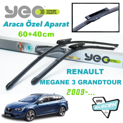 Renault Megane 3 Grandtour Silecek Takımı YEO Aeroflex 2009-...