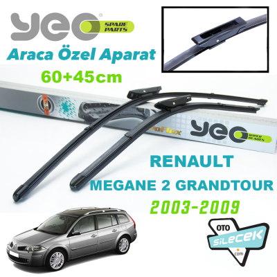 Renault Megane 2 Grandtour Silecek Takımı YEO Aeroflex 2003-2009.