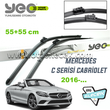 Mercedes C Serisi Cabrio YEO Aeroflex Silecek Takımı 2016-..