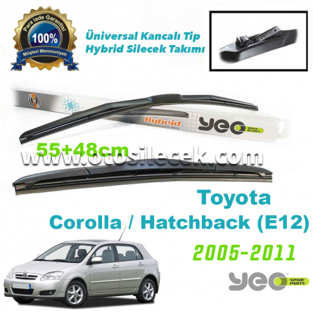 Toyota Corolla / Hatchback (E12) Hybrid Silecek Takımı YEO 2000-2008