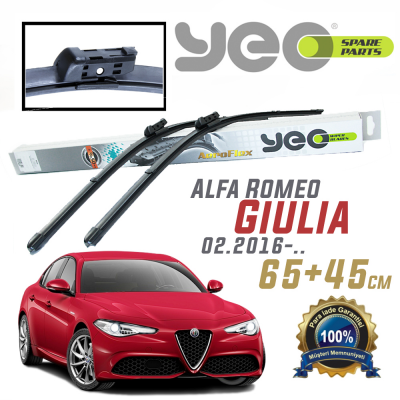 Alfa Romeo Giulia [952] YEO Ön Silecek Takımı 2016-..