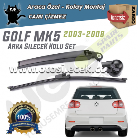 VW Golf V Arka Silecek ve Kolu 2003-2008