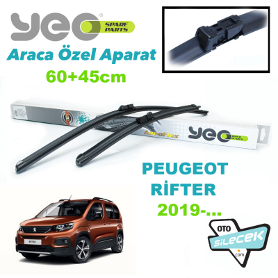 Peugeot Rifter Silecek Takımı 2019-..Yeo Aeroflex