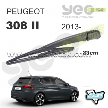 Peugeot 308 II Arka Silecek Kolu Set 2013-..