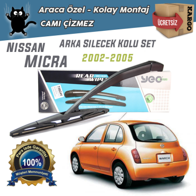 Nissan Micra Arka Silecek Kolu Set 2002-2005