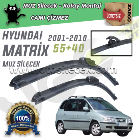 Hyundai MATRİX 2001-2010 YEO Aeroflex Muz Silecek Takımı 