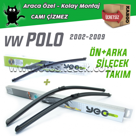 VW Polo 4 Ön & Arka Silecek Takımı 2001-2005