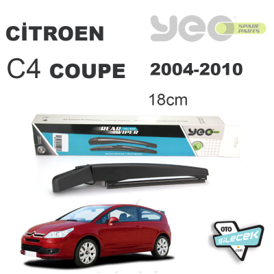 Citroen C4 Coupe HB Arka Silecek Kolu ve Süpürgesi 2004-2010 